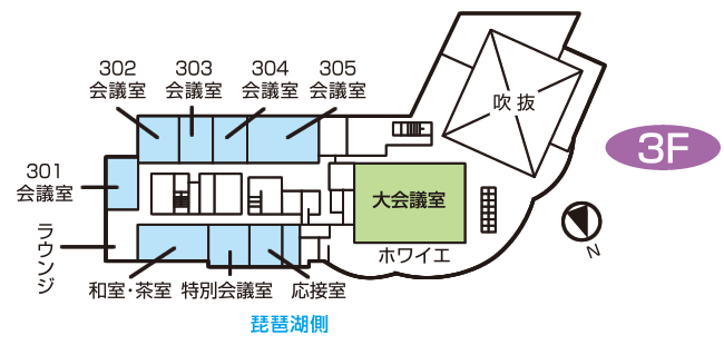 3Fフロア平面図