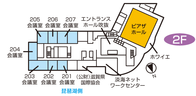 2Fフロア平面図